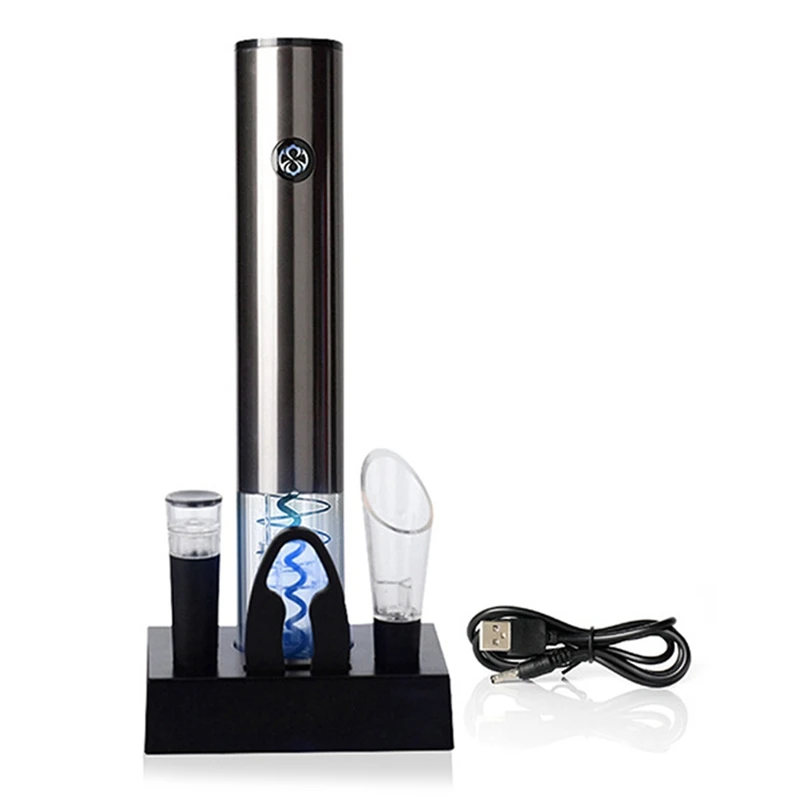 

Электрическая открывалка для вина, Электронная открывалка для вина 5 в 1, автоматическая открывалка для вина