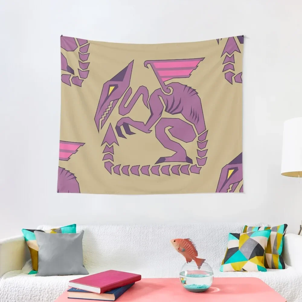 

Metroid Hunter Series: Ridley Tapestry On The Wall Mushroom Tapestry