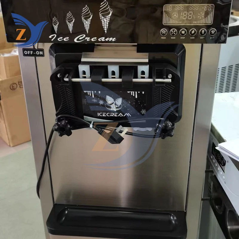 Ice Cream Making Machine ZY-618DBA Stainless Steel 1800W