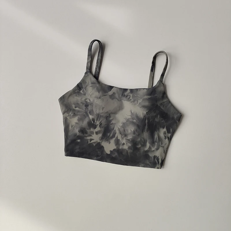 Tie-dye Sports Underwear Shock-proof Quick-drying Fitness Vest Yoga Bra Sports Bra