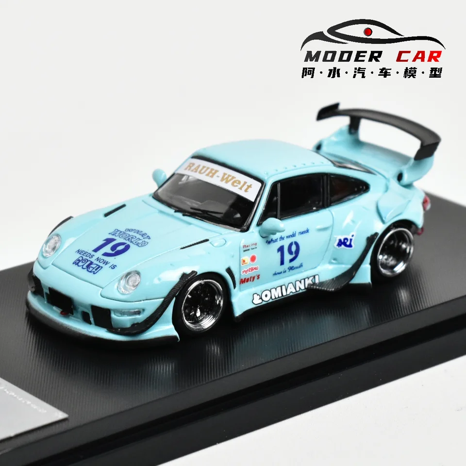 SW 1:64 911 RWB 993 luminated Diecast Model car - AliExpress