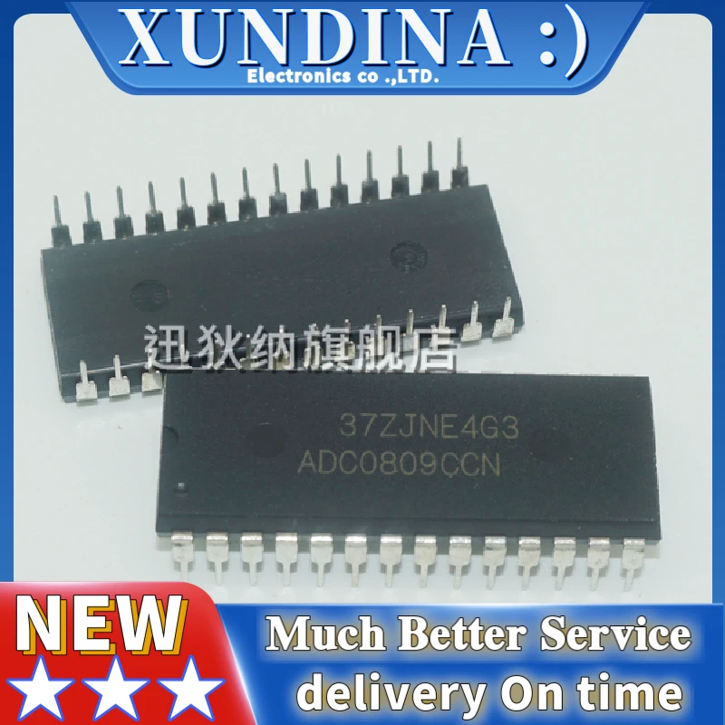 

5 шт./лот ADC0809CCN ADC0809 DIP-28 Новый и оригинальный IC
