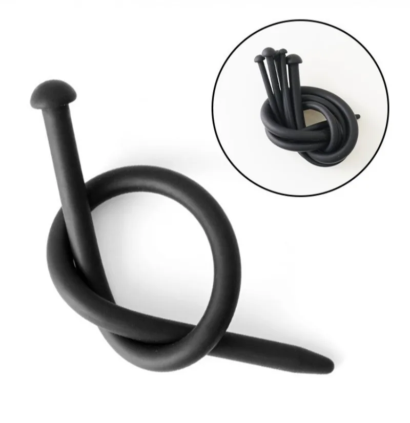 Silicone Urethral Dilation Pene Plug Catheters Sounding Stimulation Male Penis Masturbation Rod Adult Urethra Stretcher Sex Toy