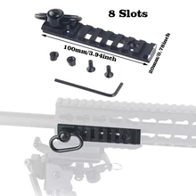 

Keymod Ultralight Hollow-Out QD Sling Swivel Picatinny Rail Sections Adapter 100mm Mount For Bipod Handguard Hunting Accessories