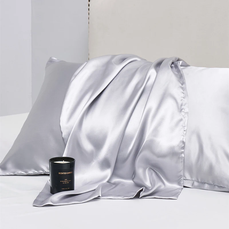 

51x137cm Long Pillow Case Home Couple Pillow Cover Ultimate Texture Empty Silk Odor Resistant Washable Spring Summer Textile