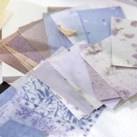 50 Sheets Vintage Material Paper Diary Album Creative DIY Junk Journal Collage Decor Scrapbook Stationery Craft Notes Supplies 2