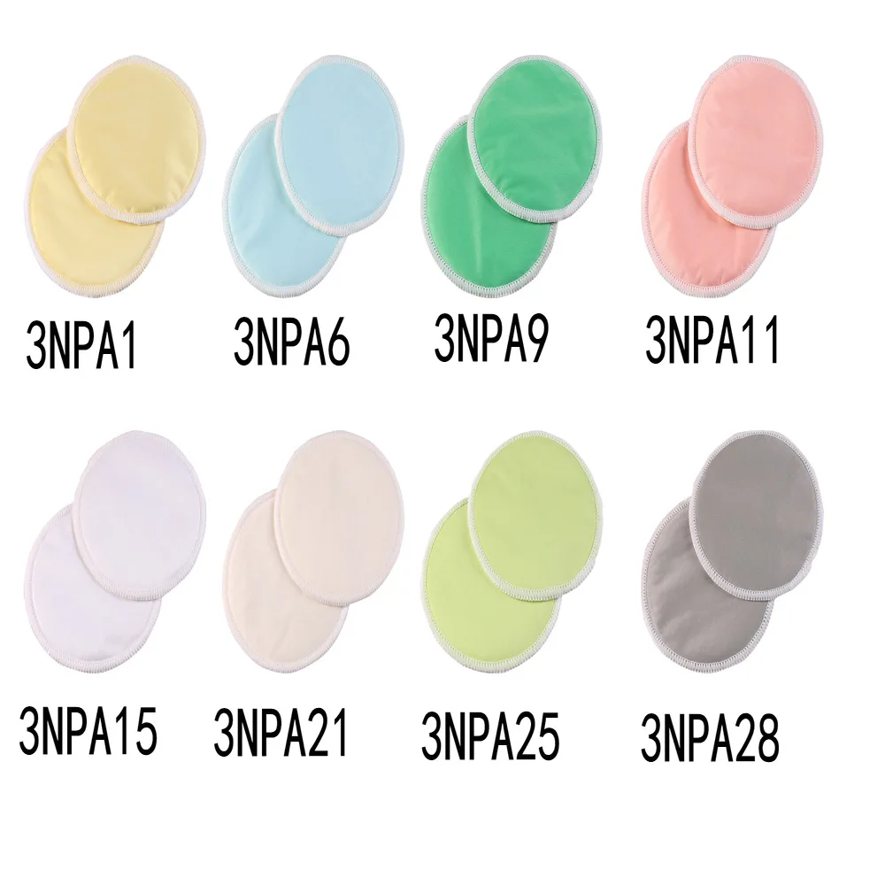10pcs Organic Washable Breast Pad Breastfeeding Nipple Pad for Maternity Reusable Nipple Covers for Breast Feeding Nursing Pads 5