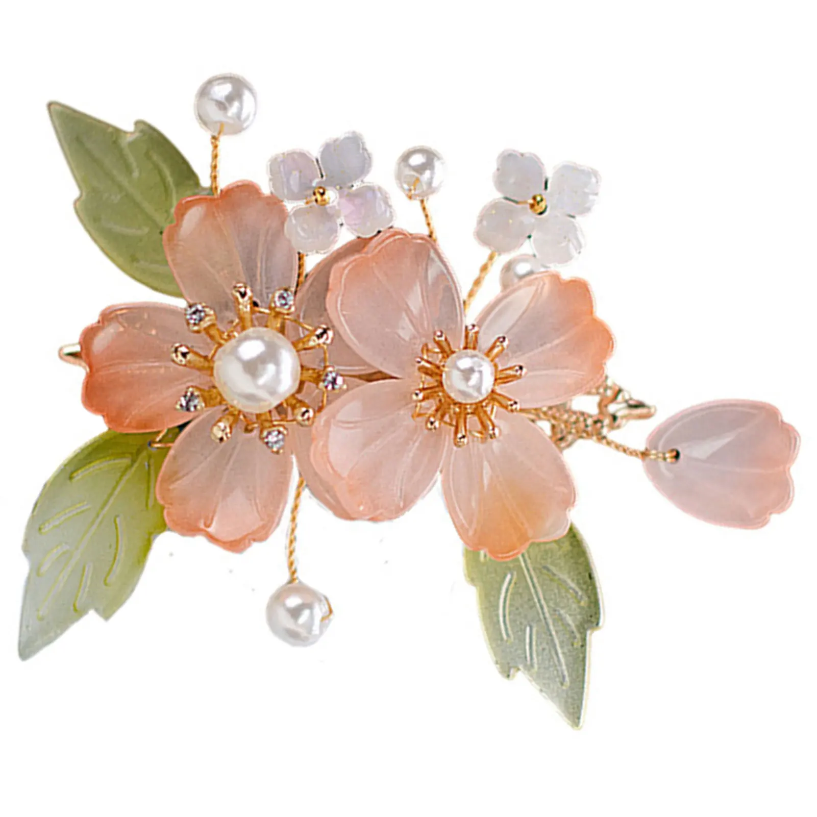 

Delicate Flower Design Hairpin Charming Decor Attractive Flower Shape for Dating Stage Performance