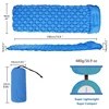 Sleeping Pad Ultralight Inflatable Sleeping Pad for Camping,Ultralight Waterproof Sleeping Mat W/Pillow Hammock Mate air sofa 4
