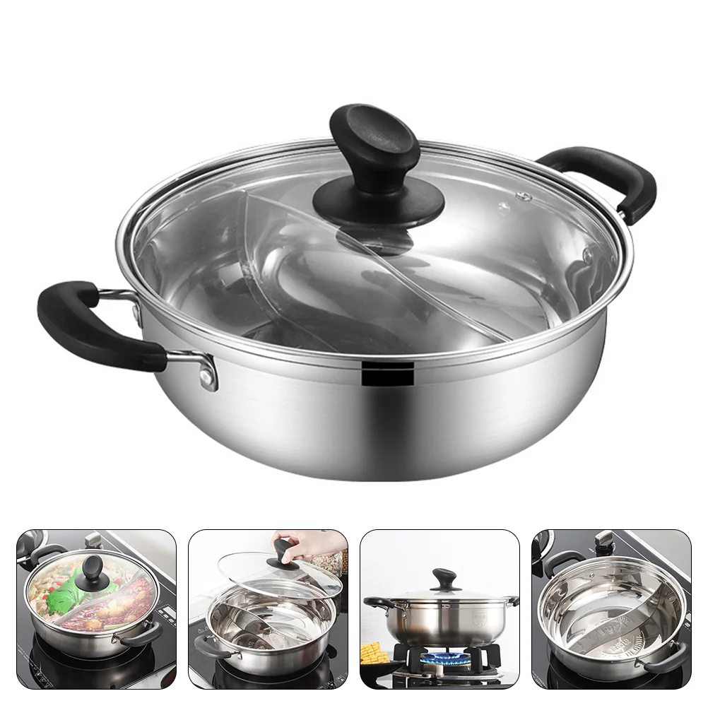 

Stainless Steel Mandarin Duck Pot Containers with Lids Home Kitchenware Spaghetti