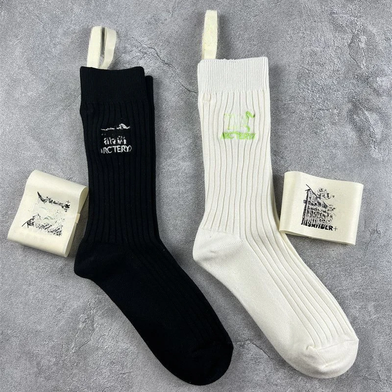

Новые женские длинные хлопковые носки Jcloth с двойными иглами