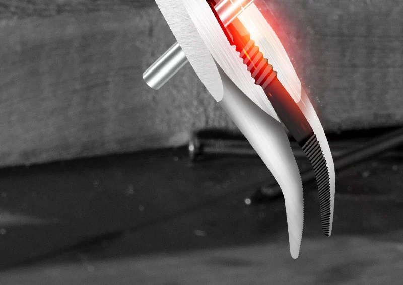 Description Picture 5 of itemLAOA VDE Curved Needle Nose Pliers Isolated Wire Cutter Cr-V Electrician Pliers