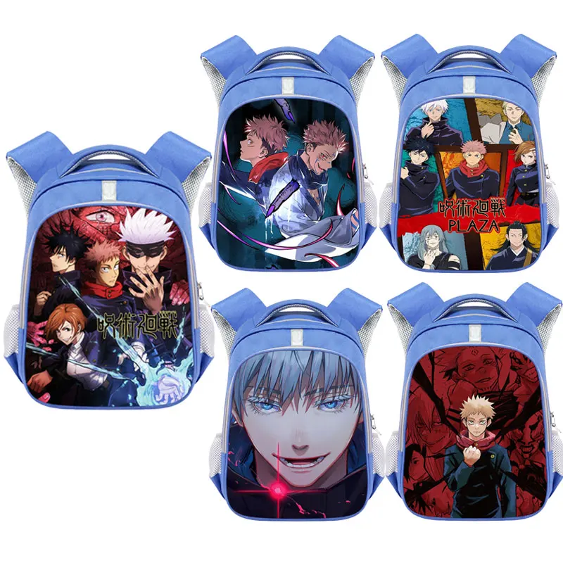 

Японские школьные ранцы с аниме юютсу кайсен юцзи итадори, Детская сумка для книг, 13/16 дюйма, мультяшный рюкзак для детского сада, Детская сумка для книг