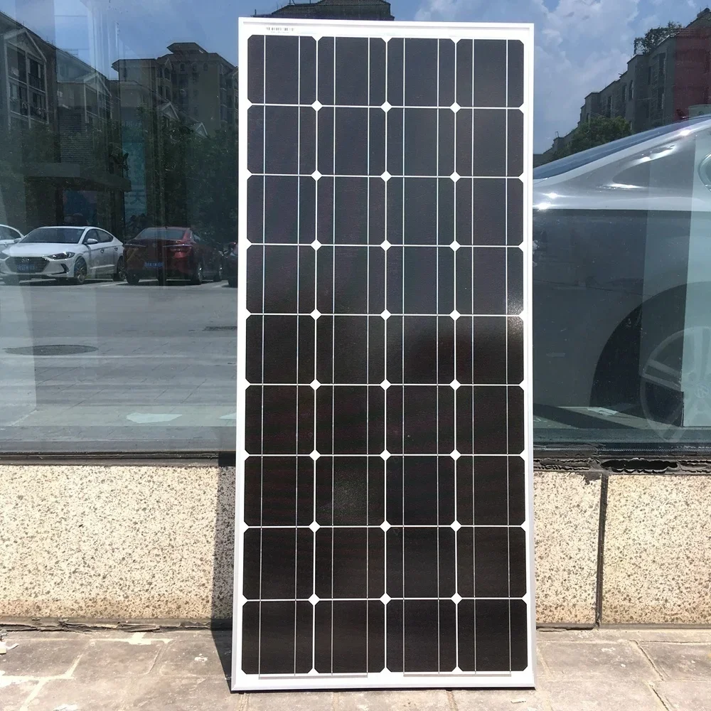 Pannello solare 1000W 2000W 3000W 18 vcelle solari esterne di ricarica in vetro rigido impermeabile ad alta efficienza per il campeggio domestico