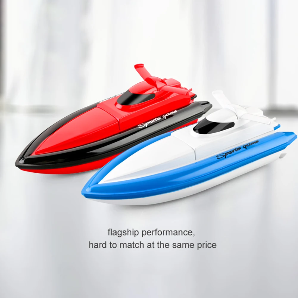 2.4G RC Boat High Speed Racing Boat 20km/h Rechargeable 4CH Electric Remote Control Boats with Bag Ship Model Toy Gifts for Boys