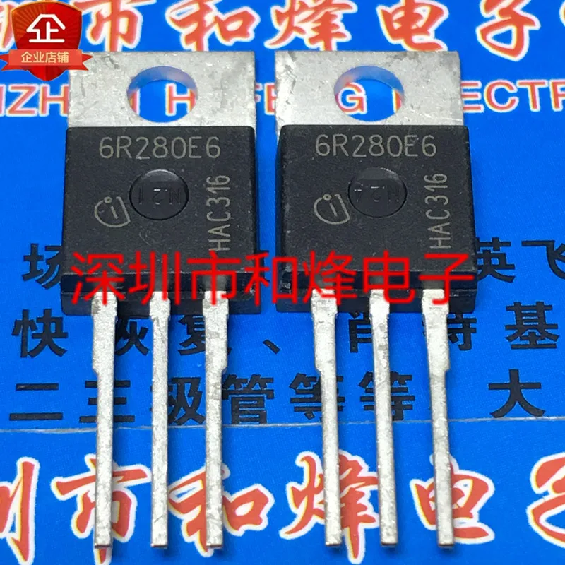 

30pcs original new 6R280E6 IPP60R280E6TO-220 650V 40A