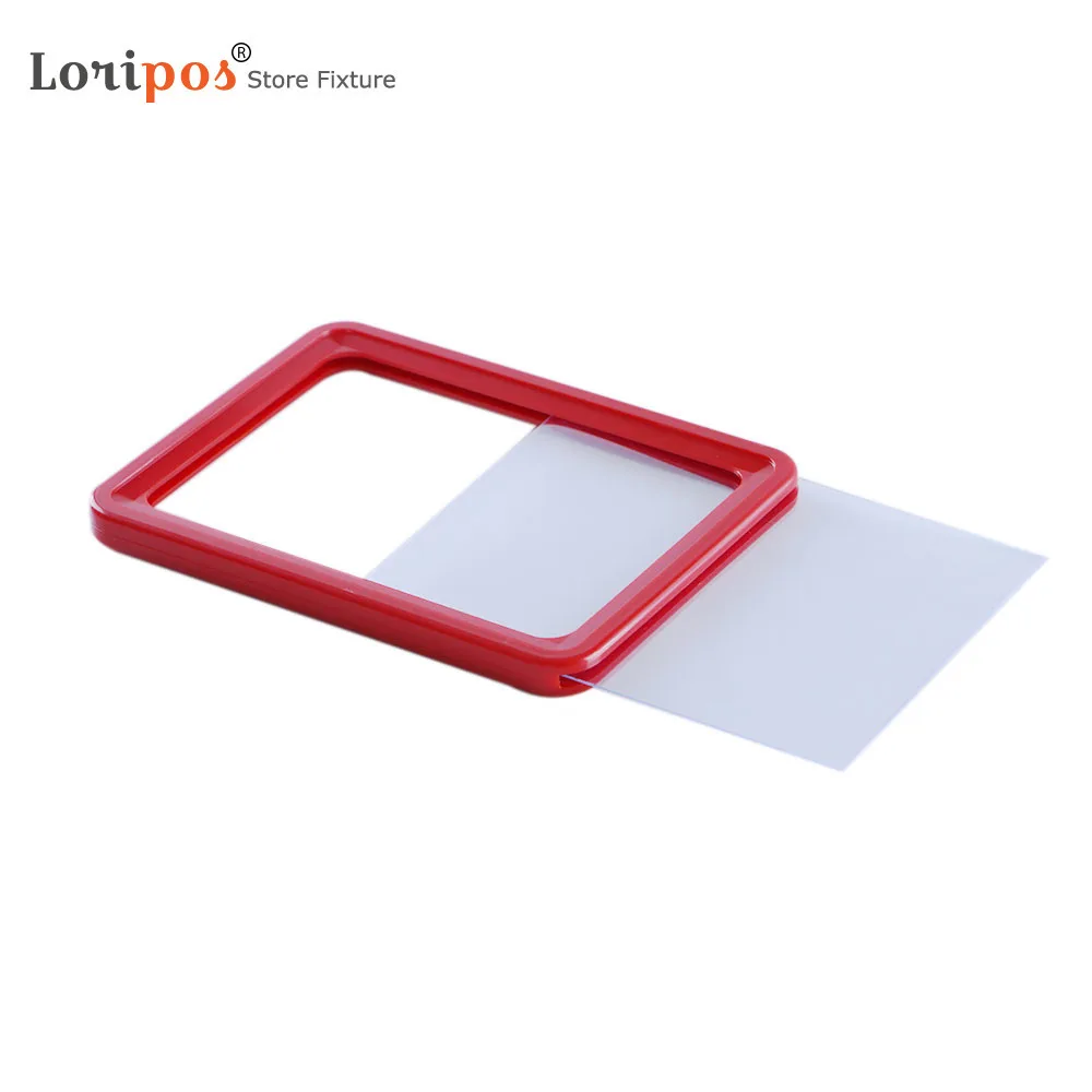 A3 Supermarket Shelf Counter Top Poster Holder Stand Retail Display Price Sign Frame Advertising Banner Rack Loripos