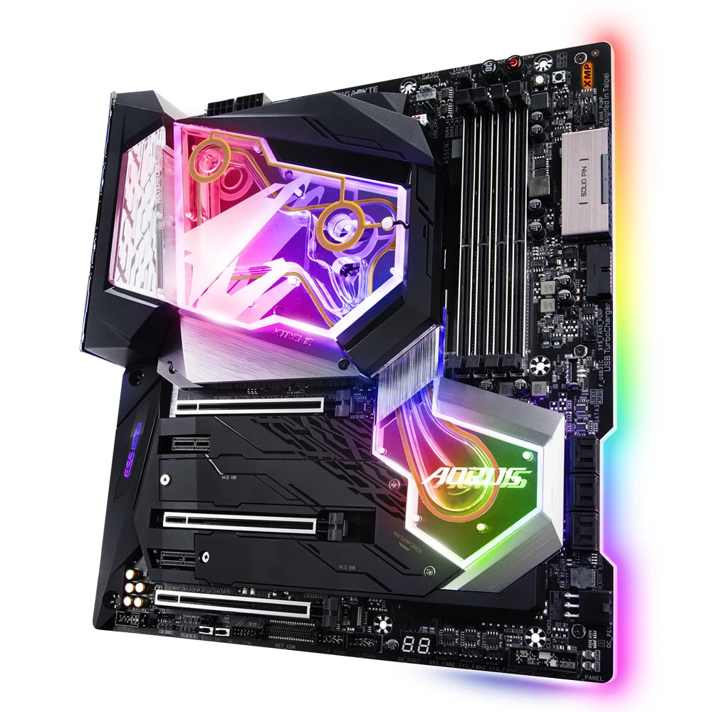 Z390 AORUS XTREME WATERFORCE 마더 보드 LGA1151 DDR4 128GB E-ATX
