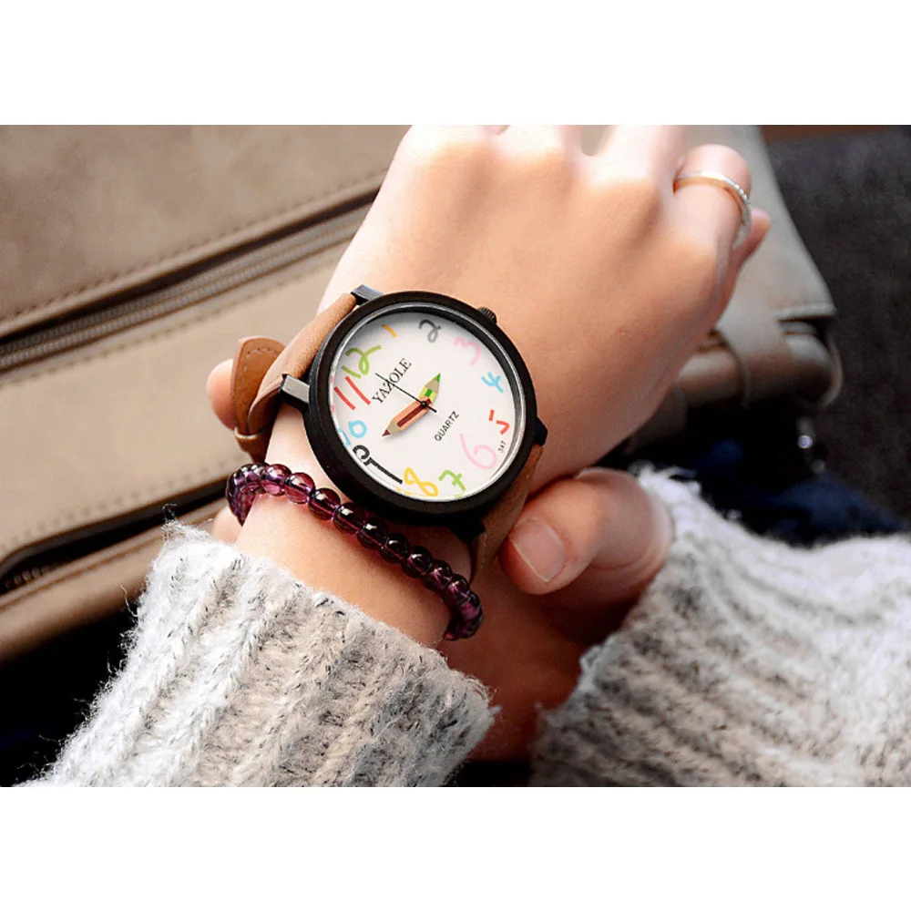 Orologio al quarzo per bambini stile cartoon per studenti_voghion.com