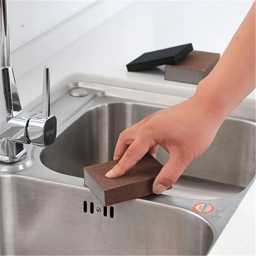 4 Pcs Grill Griddle Cleaning Brick Block Ecological Descaling Stone BBQ Racks For Removing Stains