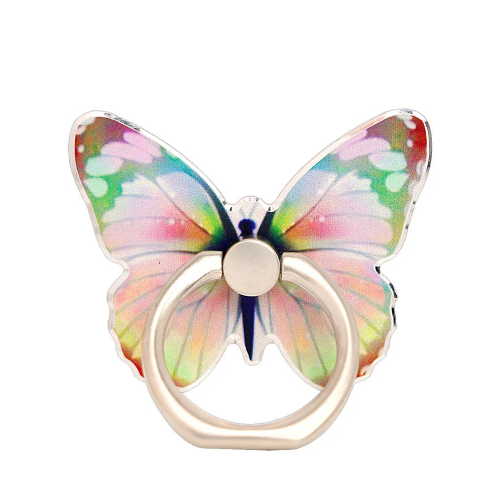 Luxury Universal Butterfly Phone Ring Holder - Elegant Adhesive Grip
