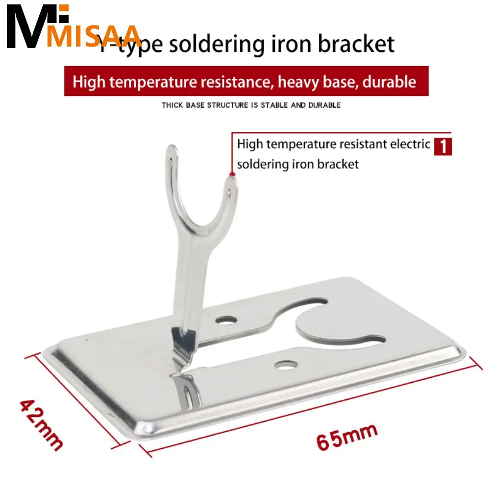 

Soldering Iron Frame Simple Bracket Soldering Iron Table Top Fixing Frame Soldering Tin Y-type Stainless Steel Shelving Frame