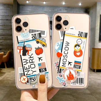 National Travel Air Ticket New York Los Angeles Moscow Phone Case for iPhone 15 13 12 11 14 Pro Max Mini X XR MAX 7 8 Plus Cover- National Travel Air Ticket New York Los Angeles Moscow Phone Case for iPhone 15 13 12.jpg