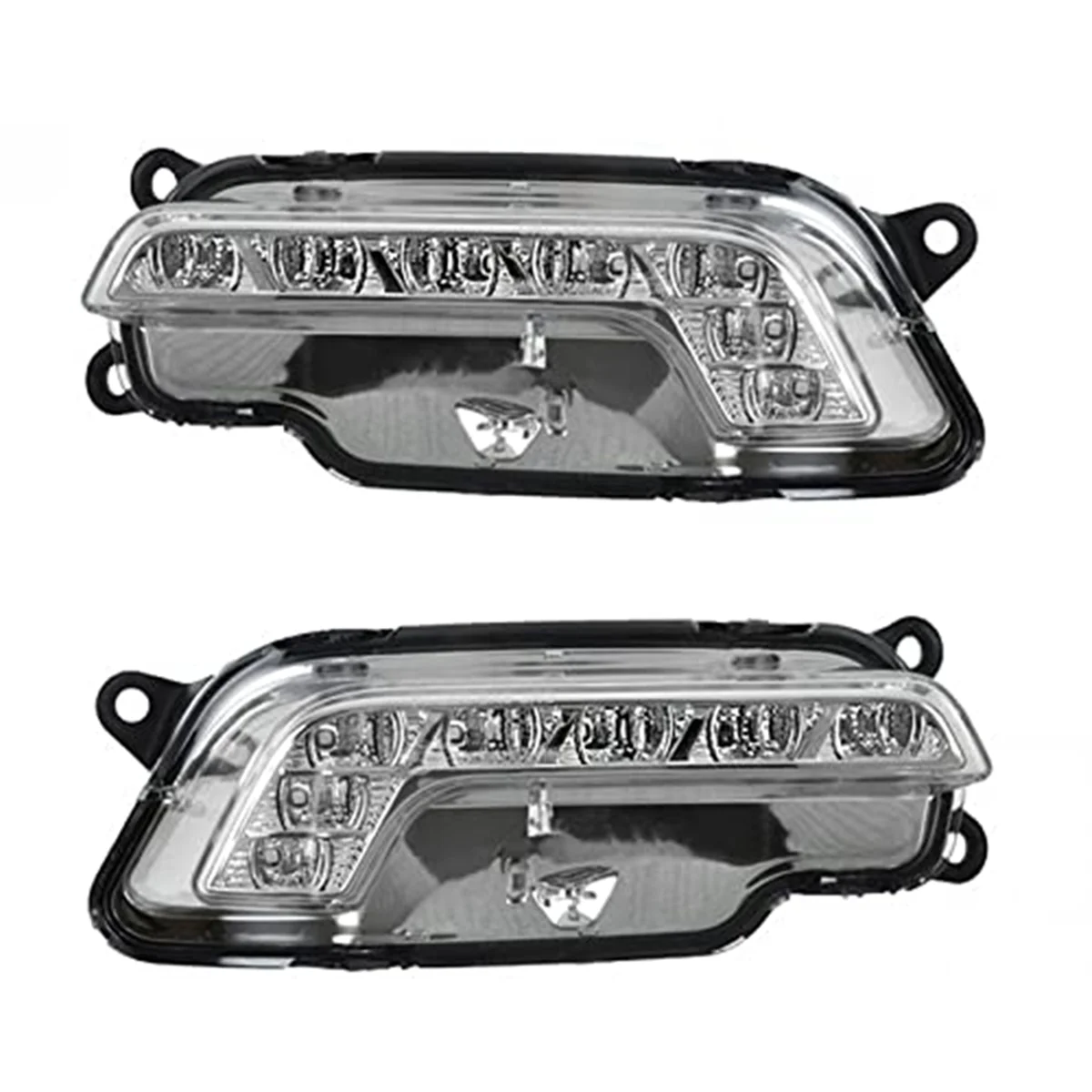 

LED Daytime Running Lights DRL Lower Bumper Grille for Mercedes Benz W212 E300 E350 E500 2009-2013,Left and