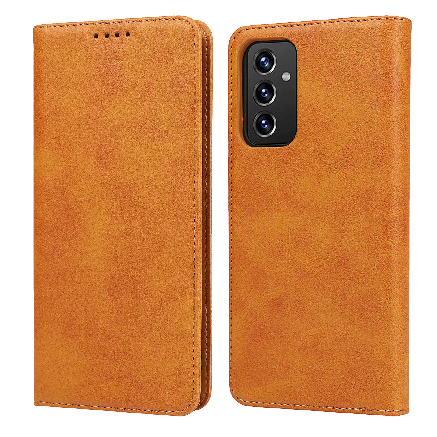 Luxury Grid Leather Phone Case For Samsung S8 S9 S10 S20 FE S21 Note 20  Ultra