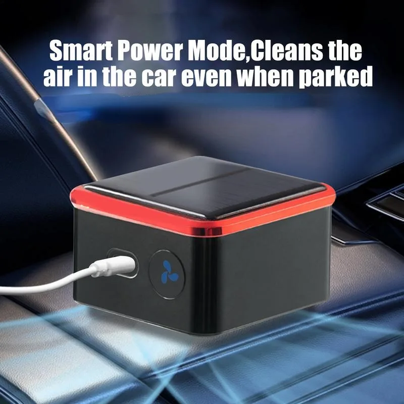 Solar Car Air Purifier cross-border formaldehyde smoke odor removal vehicle deodorizer