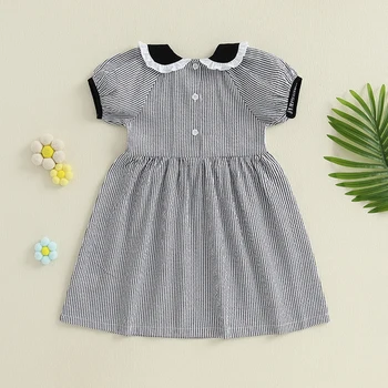 Girls Summer Dress with Floral Print and Ruffle Hemline Sleeveless Princess Dress for Toddler Girls Adorable Outfit for 2