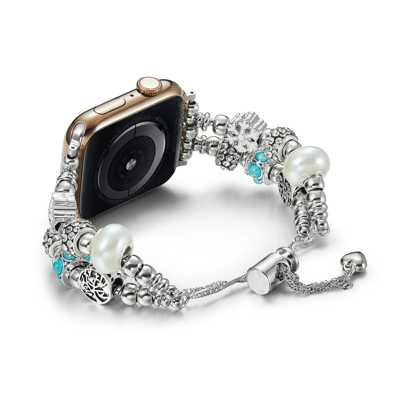 Pandora Bracelet Apple Watch Pulsera Correa De Metal Para Apple