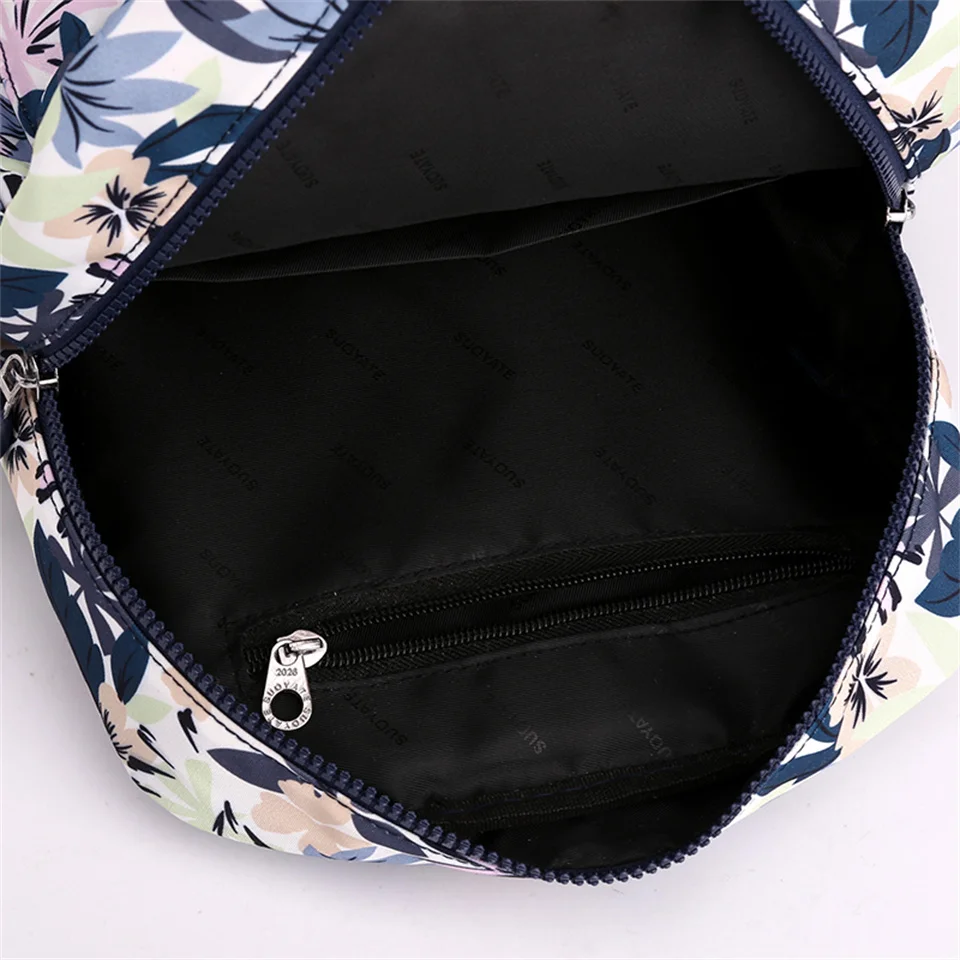 NEW Fashion Anti Theft Women Backpack Durable Fabric Nylon School Bag Pretty Style Girls School Backpack Female Travel Backpack 5
