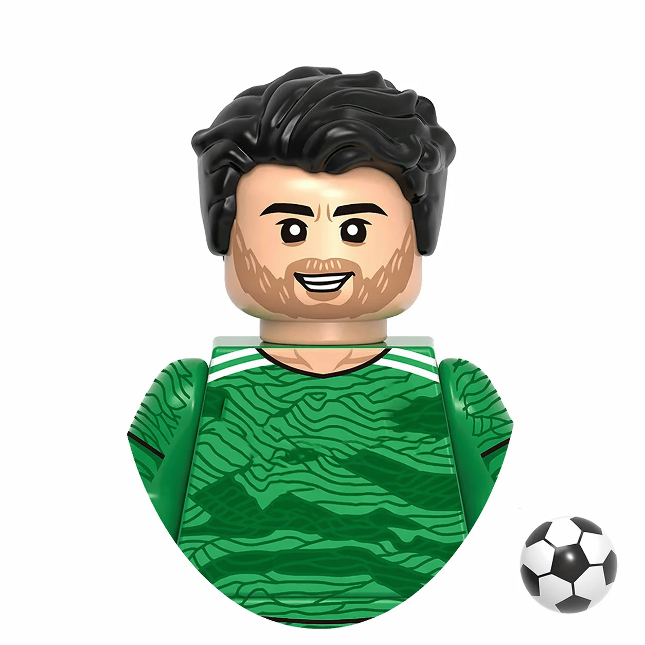 생일 선물 월드컵 축구 스타 축구 선수 블록 미니피규어 세트 조립 브릭 액션 피규어 모델 장난감