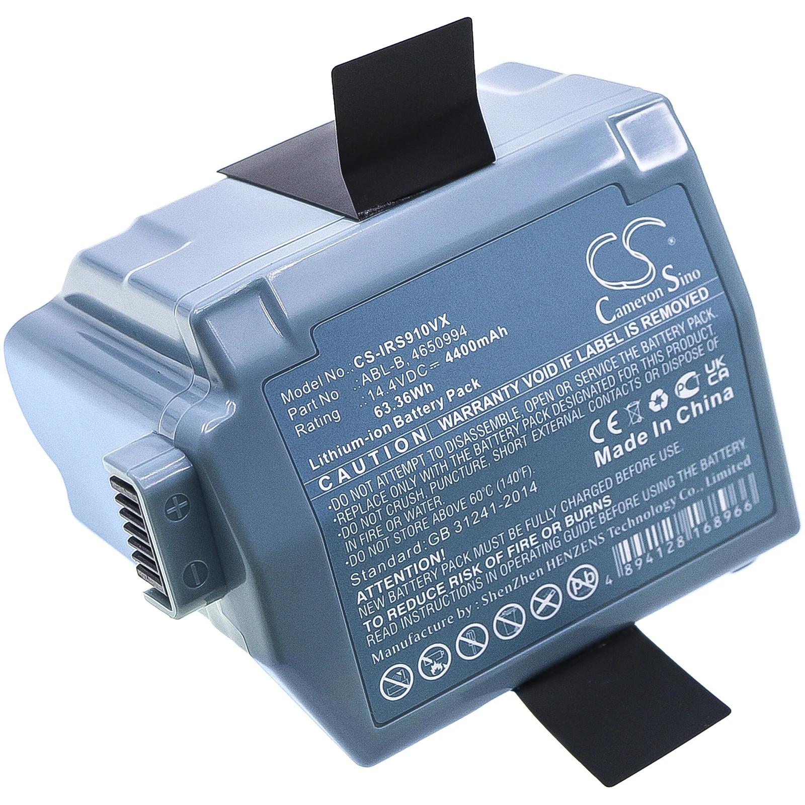 

Replacement Battery for iRobot Roomba S9, Roomba S9+, S955020 4650994, ABL-B 14.4V/mA
