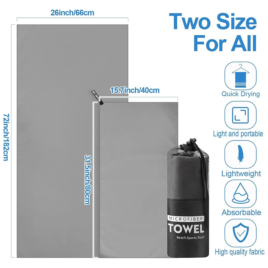 1-pcs Yoga Mat Towel - Microfibre quick-drying towel, non-slip, moisture wicking, suitable for hot yoga, power yoga 6