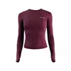1951-cd5581.png Long Sleeve Yoga Shirts Sport Top Fitness Clothes Wear for Women Gym Femme Jersey Mujer Running
