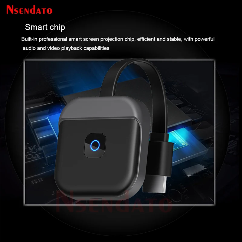 Mirascreen G59 5G 2.4G 4K 1080P Wireless HDMI-compatible TV Stick Dongle For Miracast Airplay TV Receiver Wifi Mirroring Screen