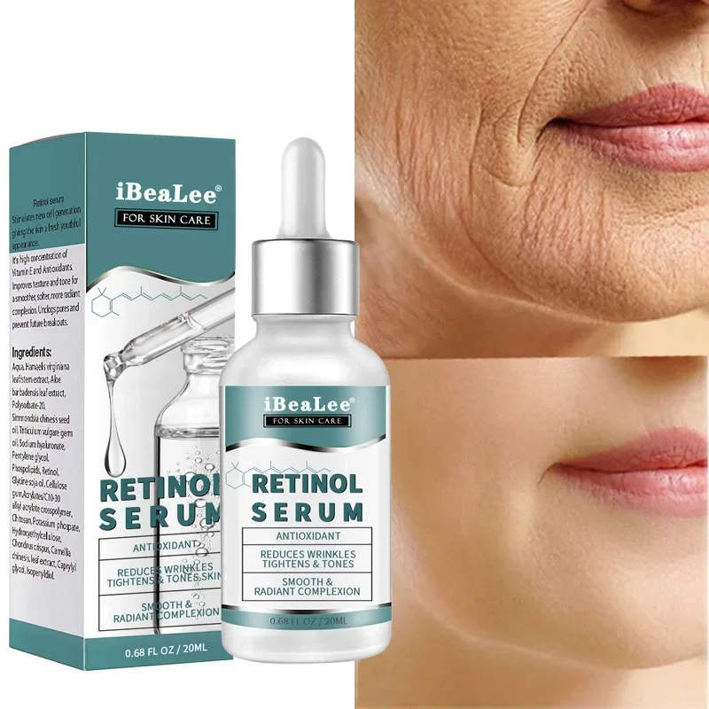 

Moisturizing Retinol Wrinkle Remover Face Serum Anti-Aging Fade Fine Line Lifting Firming Essence Whitening Brighten Repair Skin