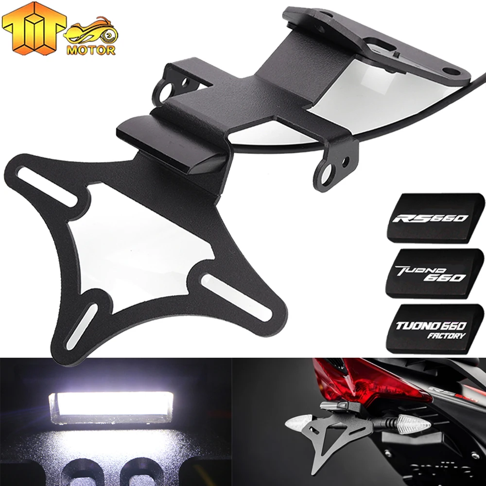 Motorcycle License Plate Holder License Plate Holder For Aprilia RS660 RS 660 Tuono 660 Factory