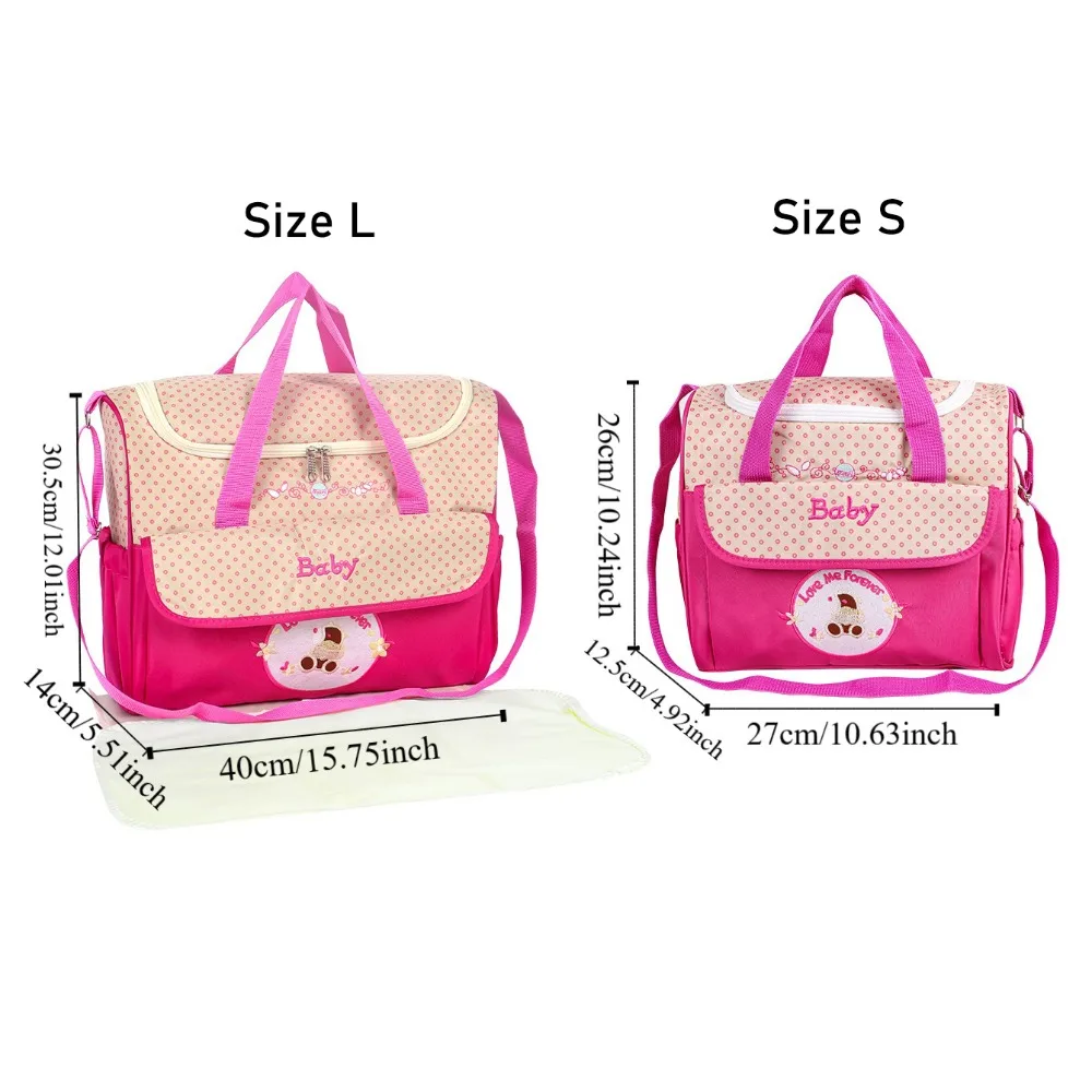 Portable Storage Baby Diaper Bag Multifunctional Crossbody Mommy Maternity Packs Handbag Canvas Baby Stuff Nappy Bags Baby Care