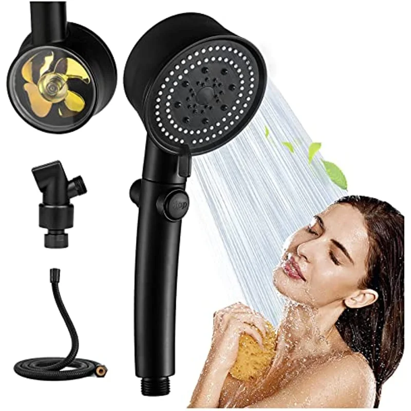 Shower Head With Handheld High Pressure Shower Heads 6 Functions Built