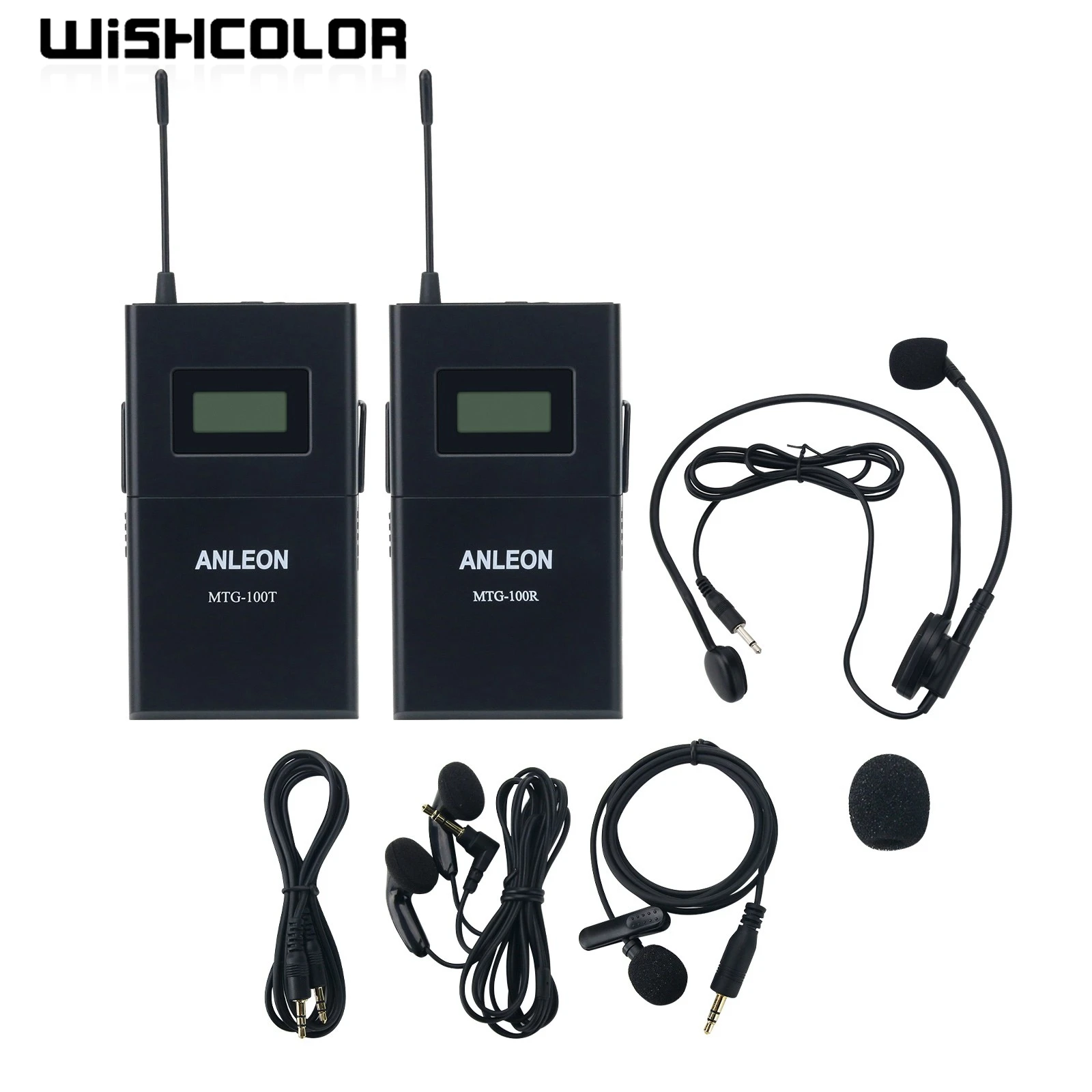 Wishcolor ANLEON MTG-100 투어 가이드 및 동시 통역용 무선 음향 전송 시스템