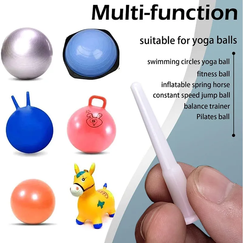 Description Picture 4 of item5/10pcs Fitness Exercise Sport Yoga Ball Inflatable Bed Pool Air Stopper Plug Pin Replacement Plug Gym Accessories