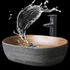 Ceramic Table Sink Porcelain Washbasin Above Counter Vanity Bowl Art Basin Countertop Vessel Sink For Bathroom Balcony Lavatory 4