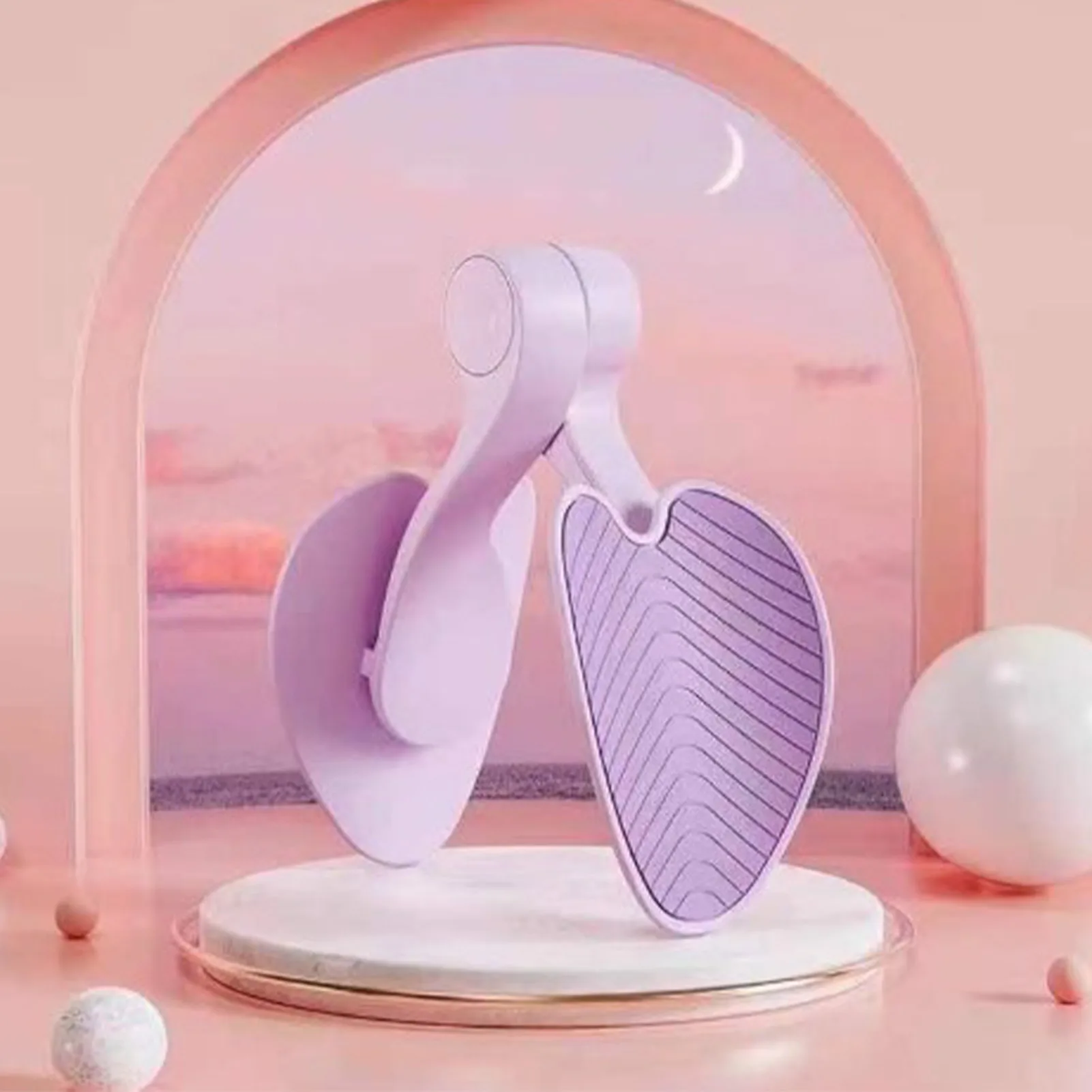 Women Hip Exerciser Pelvic Buttocks Hip Trainer Floor Muscle and Inner Thigh Exerciser Postpartum Rehabilitation Tool 11.8*9.4in