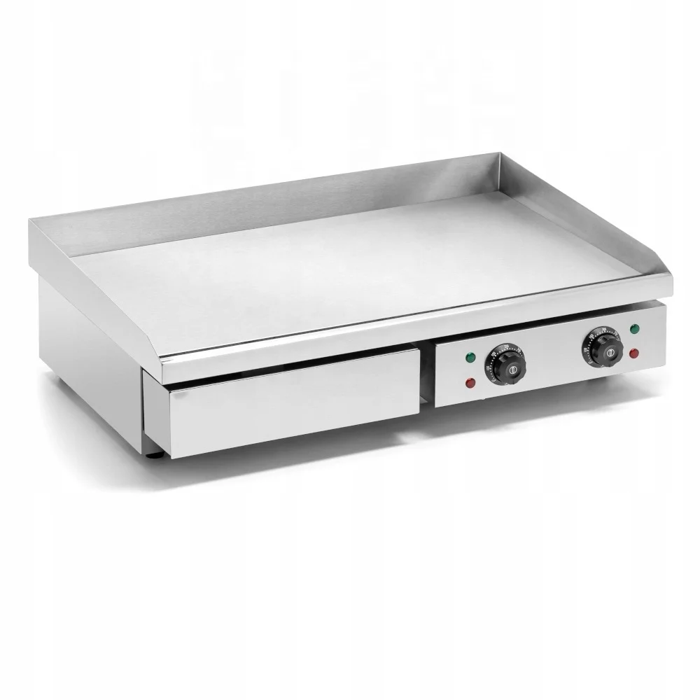 

Kimcocina commercial electric grill griddle BBQ Tischgrill 3KW 550*350mm hot plate grill CE SAA IEC ROHS CATERING EQUIPMENT
