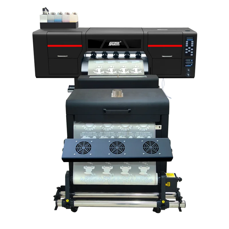 24인치 DTF 프린터 호손 소프트웨어 XP600/I3200A1 헤드 60cm DTF 프린터 및 쉐이킹 드라이어 자동 A1 DTF 잉크젯 플로터