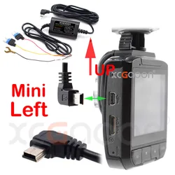 Universal Dash Cam Hardwire Kit with 5V USB Charger (Mini Curved Left)