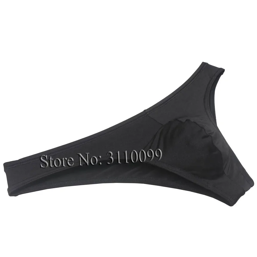 Men's Shiny Spandex Bikini Hipster Pouch Bulge Briefs Softer Underwear